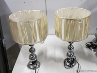 Schemerlampen met bolpoot - 2 stuks - afbeelding 2 van  2