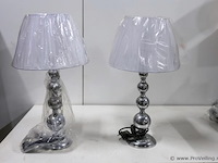 Schemerlampen met bolpoot - 2 stuks - afbeelding 1 van  2