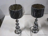 Schemerlampen met hoge bolpoot - 2 stuks - afbeelding 2 van  2