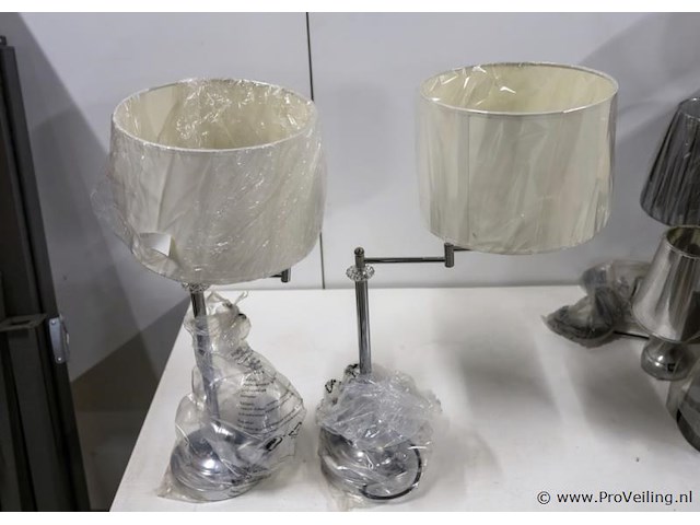 Schemerlampen met zwenkarm - 2 stuks - afbeelding 2 van  3