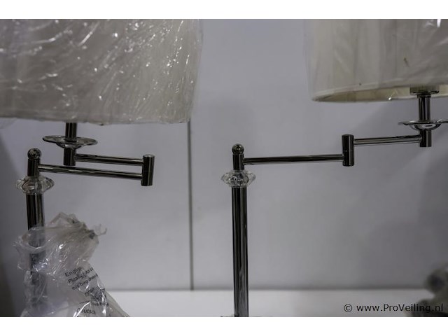 Schemerlampen met zwenkarm - 2 stuks - afbeelding 3 van  3