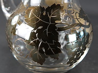 Schenkkan met gouddecor en tinnen deksel - afbeelding 3 van  5