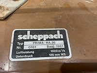 Scheppach - 1981 - prima ha26 - afzuigsysteem - afbeelding 5 van  7