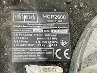 Scheppach - 2020 - 173 cc hcp2600 - hogedrukreiniger - afbeelding 6 van  8