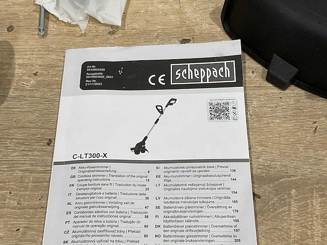 Scheppach - c-lt300-x - bosmaaier - afbeelding 7 van  7