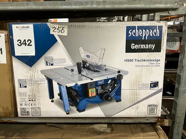 Scheppach - hs80 - tafelcirkelzaagmachine - afbeelding 2 van  2