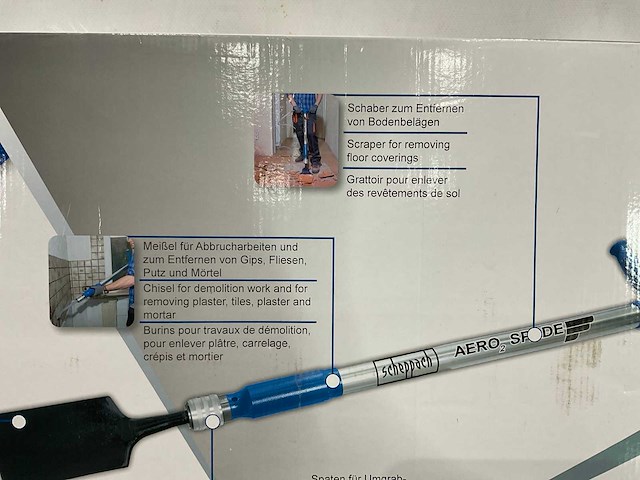 Scheppach aero2spade pneumatische spade - afbeelding 2 van  12