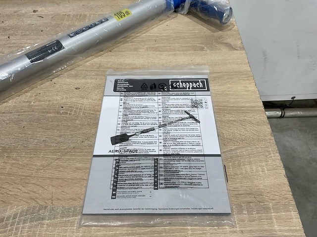 Scheppach aero2spade pneumatische spade - afbeelding 11 van  12