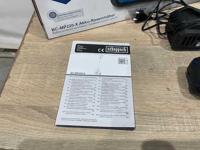 Scheppach bc-mp220 accu gazonmaaier - afbeelding 7 van  9