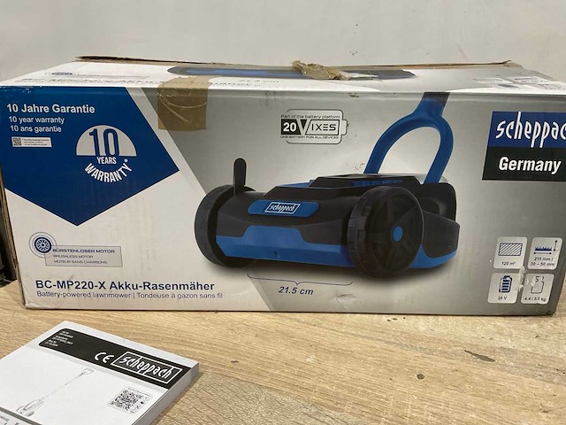 Scheppach bc-mp220 accu gazonmaaier - afbeelding 8 van  9