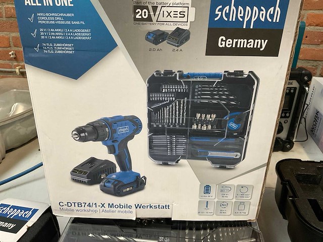Scheppach c-dtb74/1-x boormachine - afbeelding 1 van  3