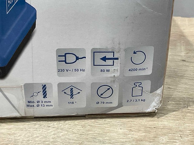 Scheppach dbs800 boren slijpmachine - afbeelding 8 van  8