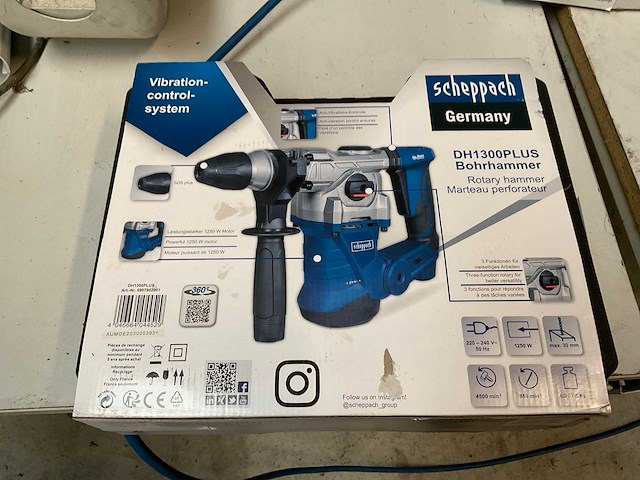 Scheppach dh1300plus boormachine - afbeelding 1 van  3