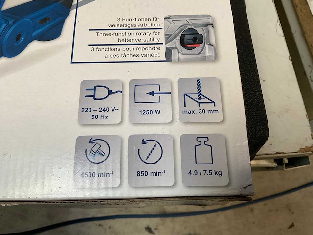 Scheppach dh1300plus boormachine - afbeelding 2 van  3