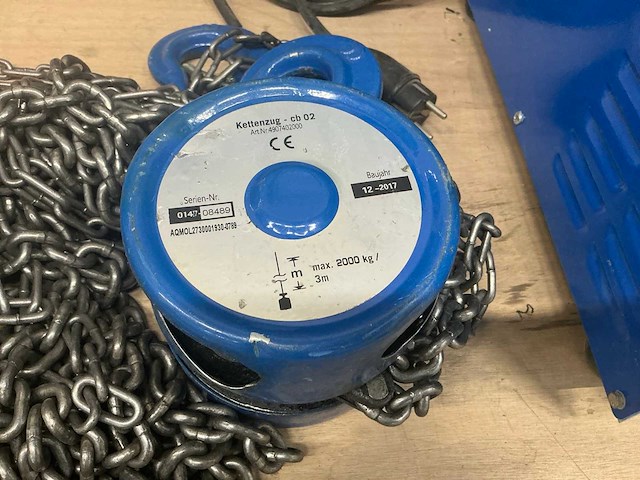 Scheppach kettingtakel (2x) - afbeelding 3 van  4