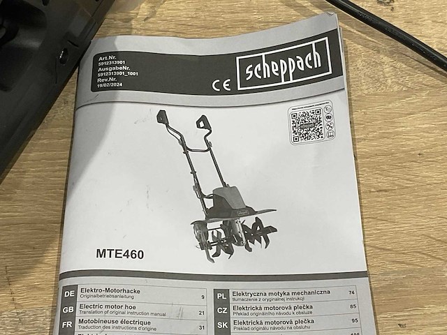 Scheppach mte460 tuinfrees - afbeelding 6 van  9