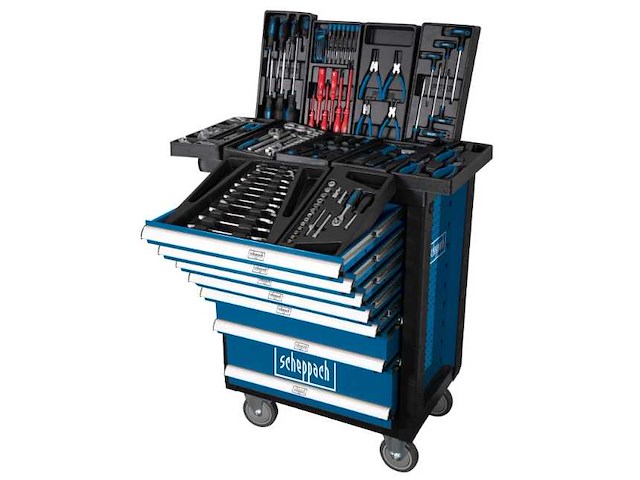 Scheppach tw1000 / 263-delige gereedschapswagen - afbeelding 1 van  6
