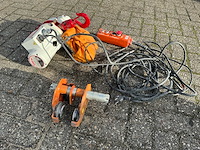 Scheppach zaagtafel - afzuigsysteem - ventilator - liftsysteem - afbeelding 28 van  40