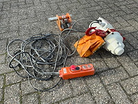 Scheppach zaagtafel - afzuigsysteem - ventilator - liftsysteem - afbeelding 29 van  40