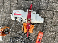 Scheppach zaagtafel - afzuigsysteem - ventilator - liftsysteem - afbeelding 30 van  40