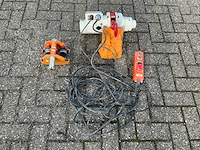 Scheppach zaagtafel - afzuigsysteem - ventilator - liftsysteem - afbeelding 35 van  40