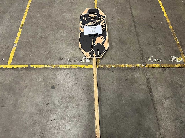 Schietschijf op paal - afbeelding 1 van  3