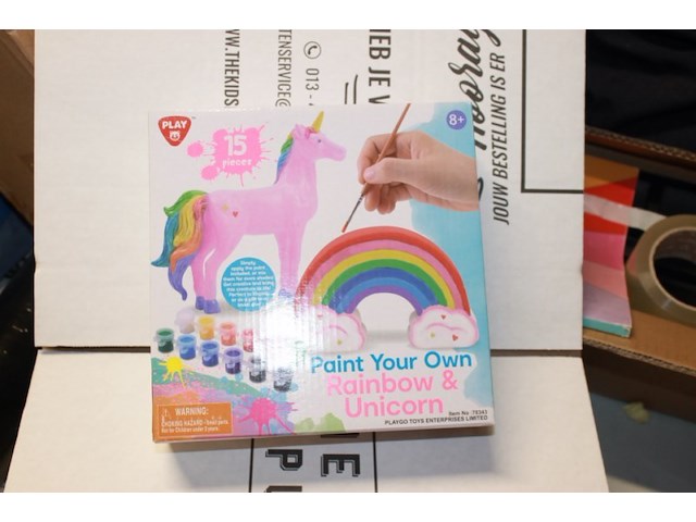 Schilder en maak je eigen unicorn 1 set in ds 26 - afbeelding 1 van  3