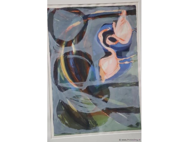 Schilderij - 80x3x90cm - afbeelding 2 van  3