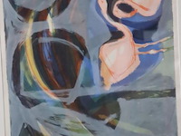 Schilderij - 80x3x90cm - afbeelding 2 van  3