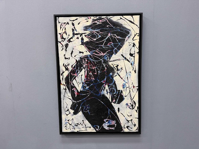 Schilderij - black beauty - erik kouw - afbeelding 1 van  7