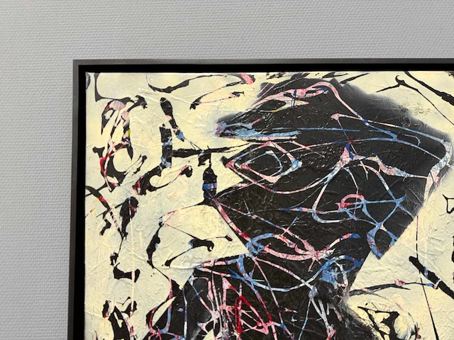 Schilderij - black beauty - erik kouw - afbeelding 2 van  7