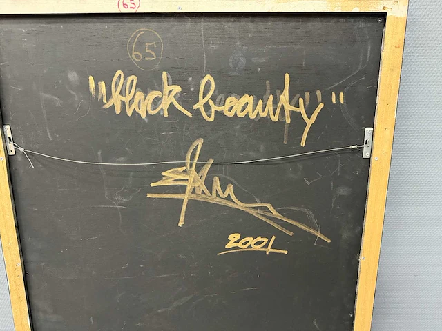 Schilderij - black beauty - erik kouw - afbeelding 7 van  7