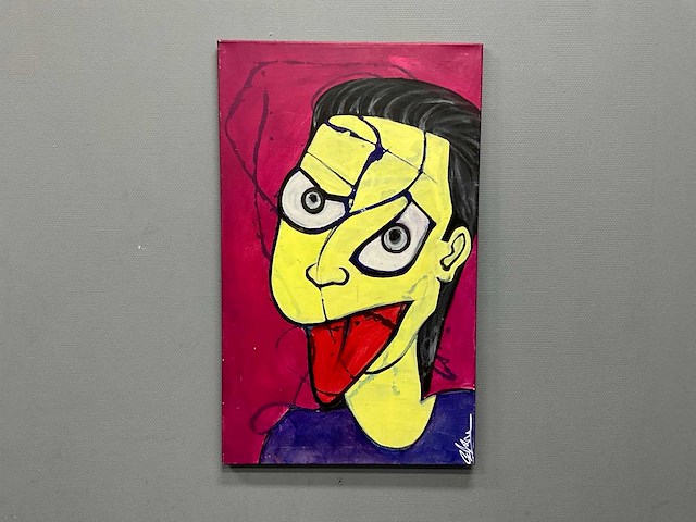 Schilderij - dave gahan (depeche mode) - erik kouw - afbeelding 1 van  6
