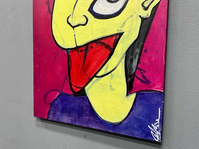 Schilderij - dave gahan (depeche mode) - erik kouw - afbeelding 2 van  6