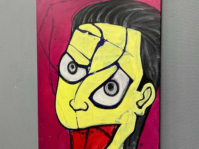 Schilderij - dave gahan (depeche mode) - erik kouw - afbeelding 3 van  6