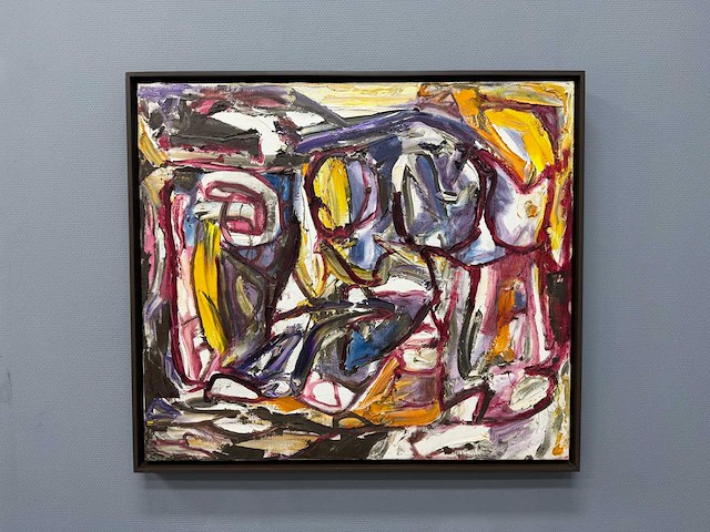 Schilderij - gesprek van de dag (jesus loves you) - erik kouw - afbeelding 3 van  9