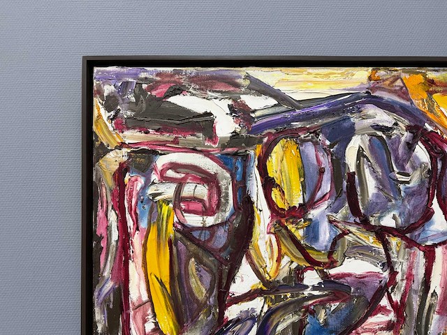 Schilderij - gesprek van de dag (jesus loves you) - erik kouw - afbeelding 4 van  9