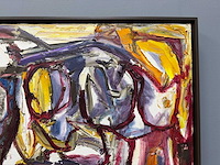 Schilderij - gesprek van de dag (jesus loves you) - erik kouw - afbeelding 1 van  9