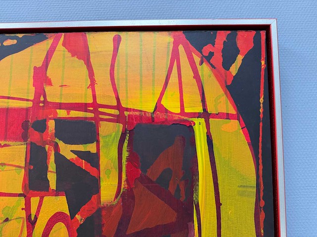 Schilderij - kip of het ei - tweeluik - erik kouw - afbeelding 1 van  16