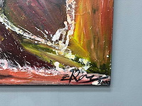Schilderij - koeien alle kanten op - erik kouw - afbeelding 6 van  8