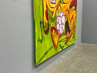Schilderij - koning! voetbal! - erik kouw - afbeelding 4 van  8