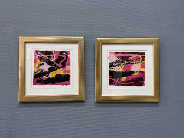 Schilderij - light strikes the darkness (1) - tweeluik - erik kouw - afbeelding 1 van  10
