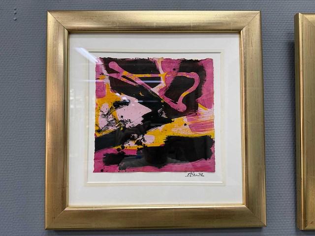 Schilderij - light strikes the darkness (1) - tweeluik - erik kouw - afbeelding 3 van  10