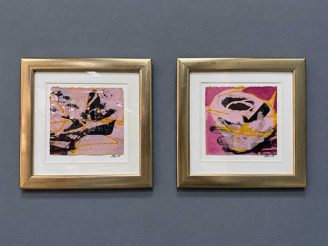 Schilderij - light strikes the darkness (2) - tweeluik - erik kouw - afbeelding 1 van  12