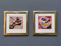 Schilderij - light strikes the darkness (2) - tweeluik - erik kouw