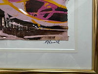 Schilderij - light strikes the darkness (3) - tweeluik - erik kouw - afbeelding 6 van  12