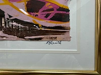 Schilderij - light strikes the darkness (3) - tweeluik - erik kouw - afbeelding 6 van  12