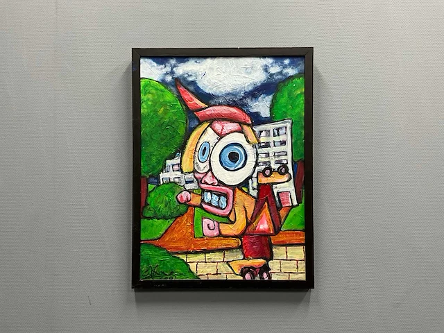 Schilderij - rollerskating - erik kouw - afbeelding 1 van  7