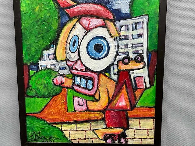 Schilderij - rollerskating - erik kouw - afbeelding 2 van  7