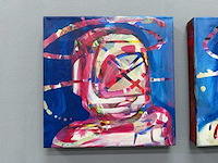 Schilderij - tweeluik - you and me - erik kouw - afbeelding 2 van  6